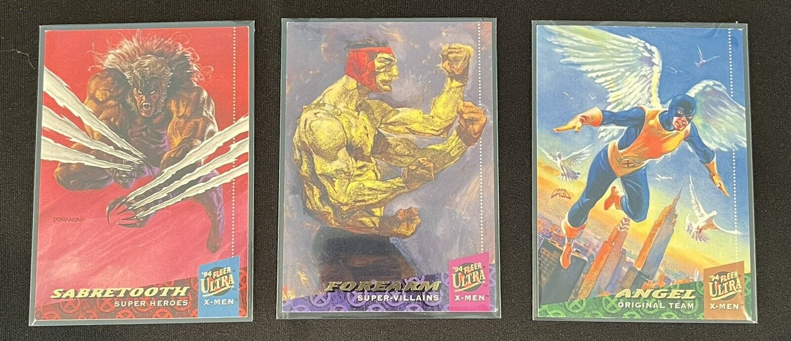 1994 Fleer Ultra Marvel X-MEN 3 card LOT