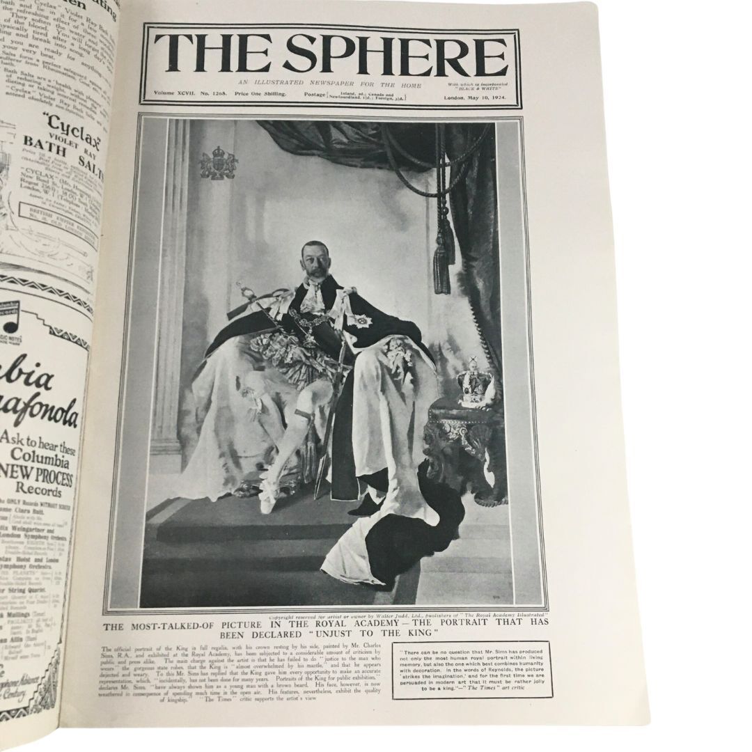 The Sphere Newspaper May 10 1924 The Portrait Declared \