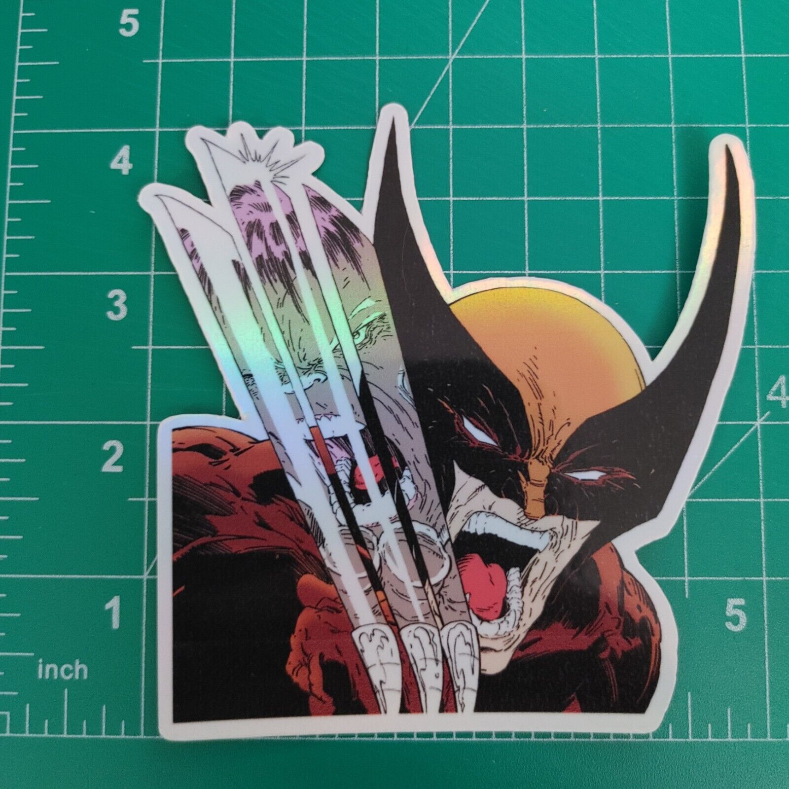 Wolverine Hulk 340 Mcfarlane Foil Sticker