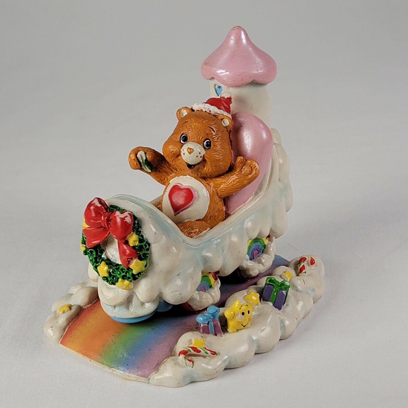 Care Bears Care A Lot Christmas Express 2004 Caring All The Way Ceramic Figure