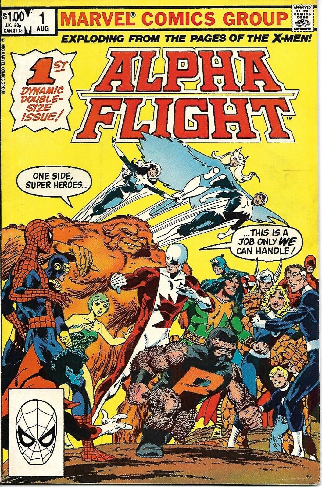 Marvel Comics 1983 Alpha Flight #1 Artist and writer John Byrne