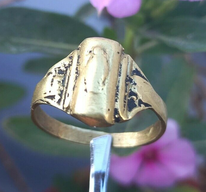 Extremely Rare Ancient RING Bronze Roman Style Authentic Old Amazing Artifact