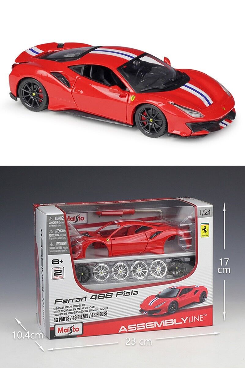 Maisto 1:24 Ferrari 488 Pista Alloy Diecast vehicle Car MODEL Toy Gift Collect