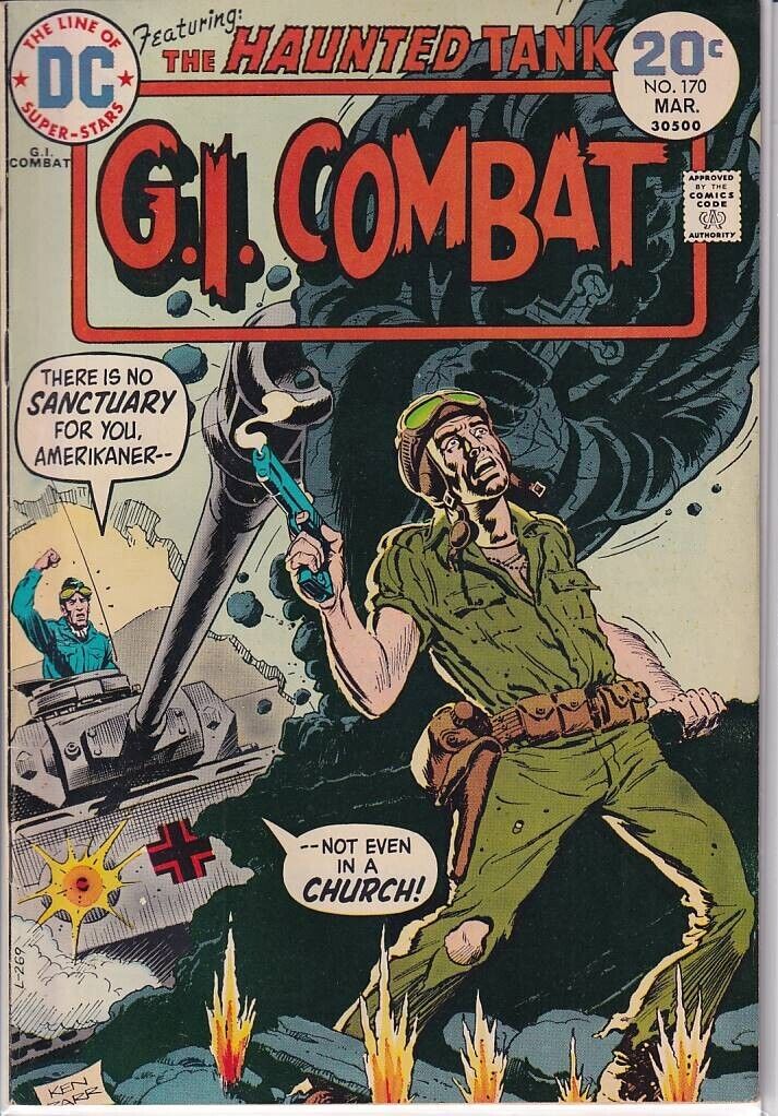 45898: DC Comics G.I. COMBAT #170 VF Grade
