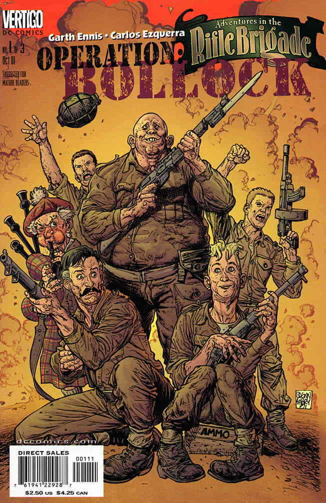 Adventures in the Rifle Brigade: Operation Bollock #1 VF/NM; DC/Vertigo | Garth