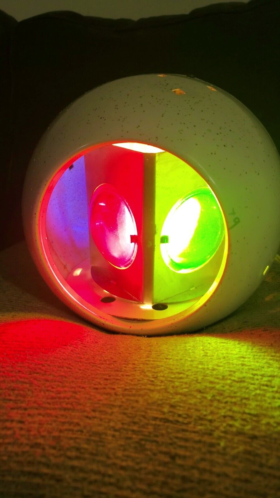 Wonder Rainbo Lite Rainbow Light Rotating Aluminum Christmas Tree Lamp SEE VIDEO