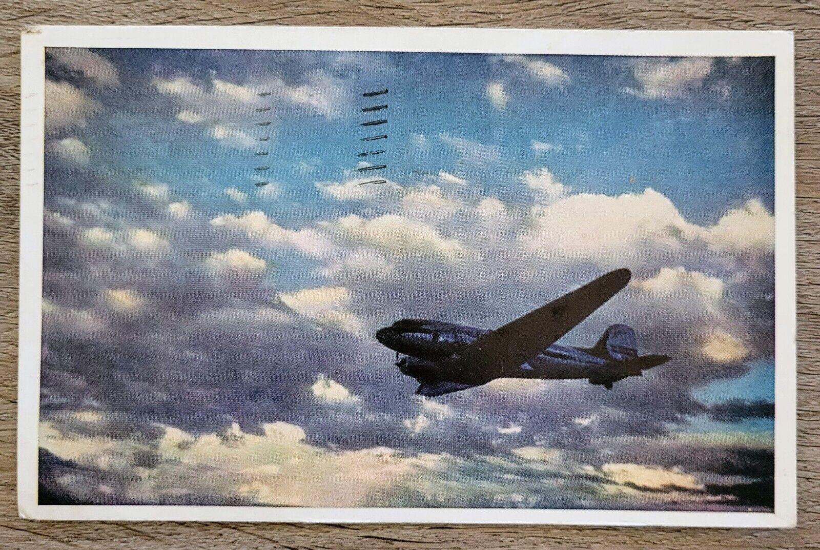 1944 United Airlines Mainliners are Military Planes Too War Effort Postcard