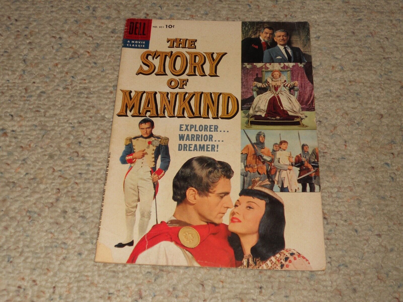 1957 The Story of Mankind Dell Comic Book #851 - HEDY LAMARR