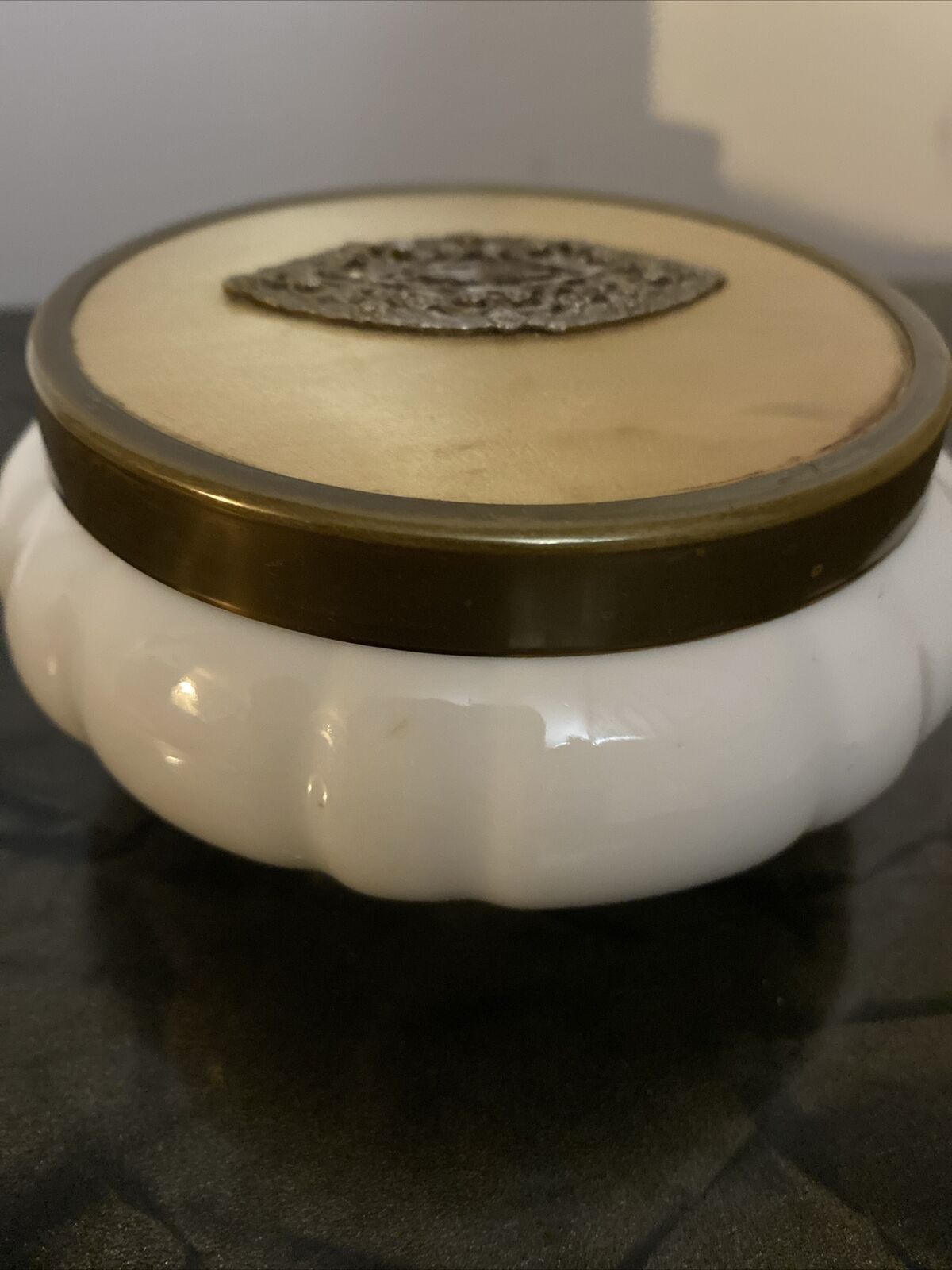 Vintage Matson  Porcelain Decorative Vanity Powder Jar