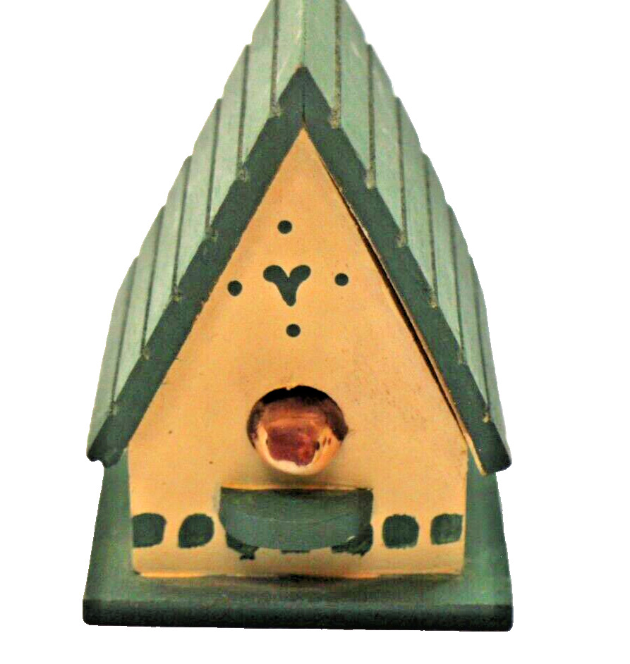 Grannies Bird House Decorative Wood Built Bird House 3.5\