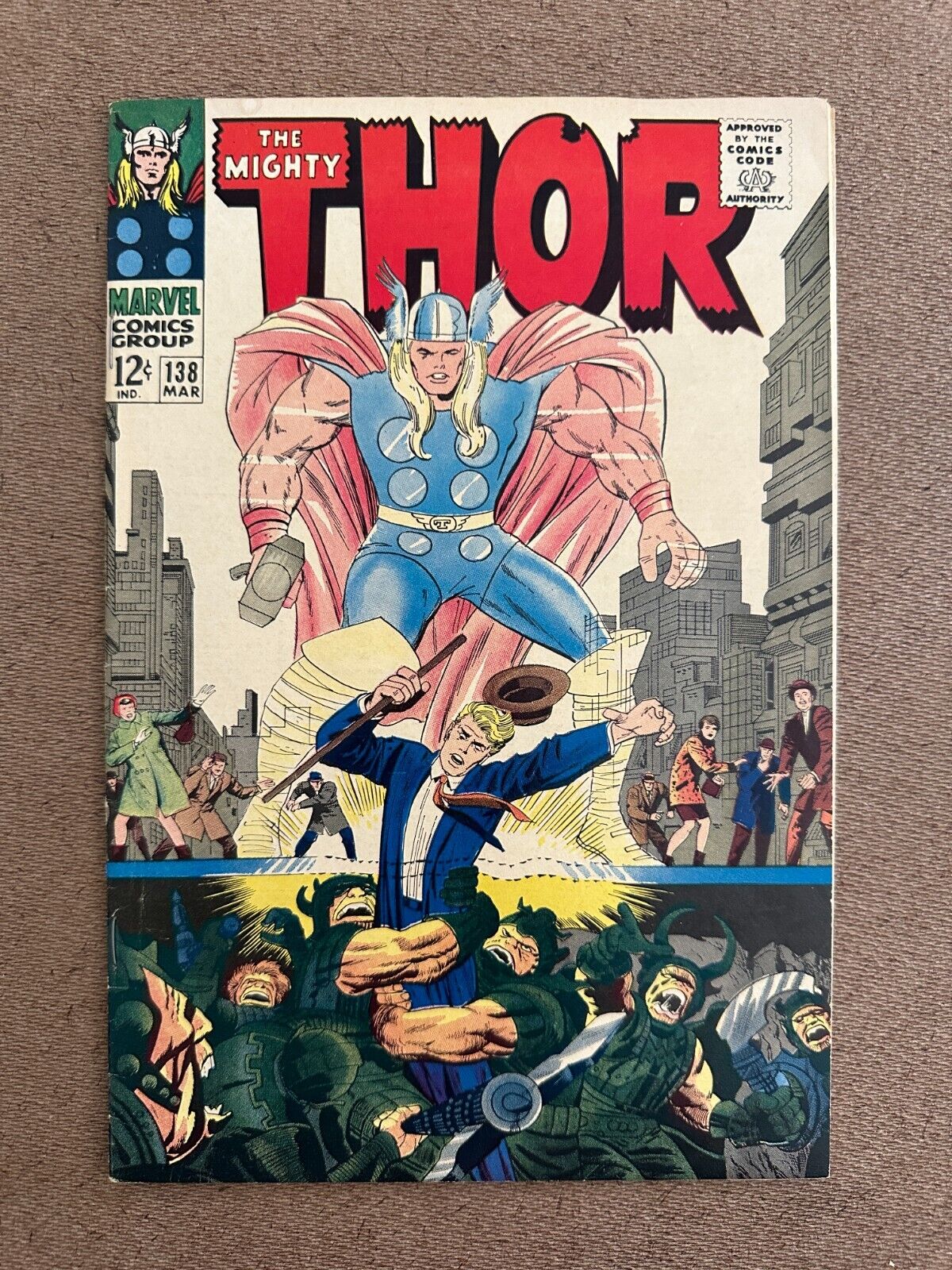 Thor #138 1967 VF 8.0 Silver Age Marvel Comics Loki Odin Stan Lee & Jack Kirby