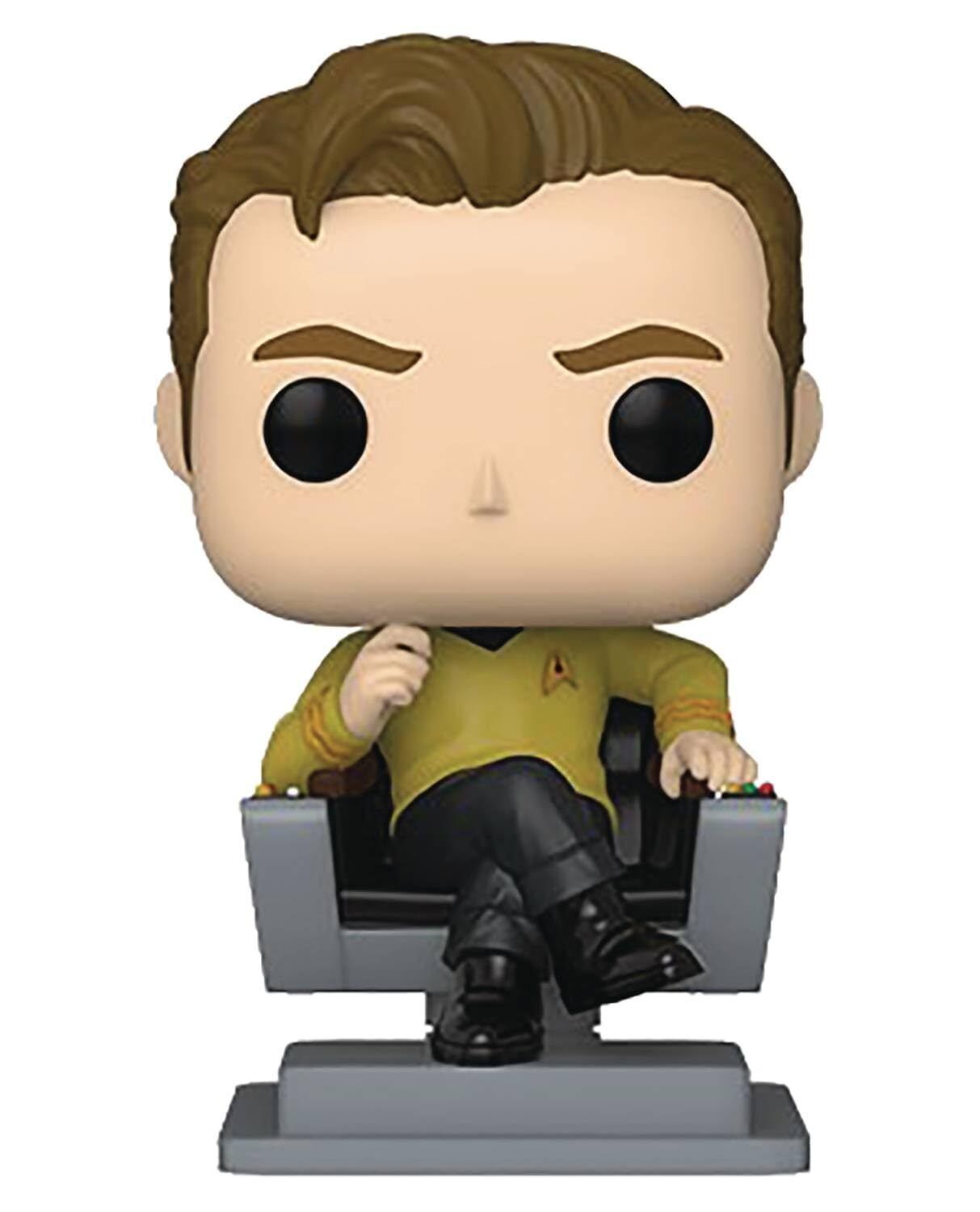 Funko POP Pop TV: Star Trek - Captain Kirk in Chair Figure w/ Protector