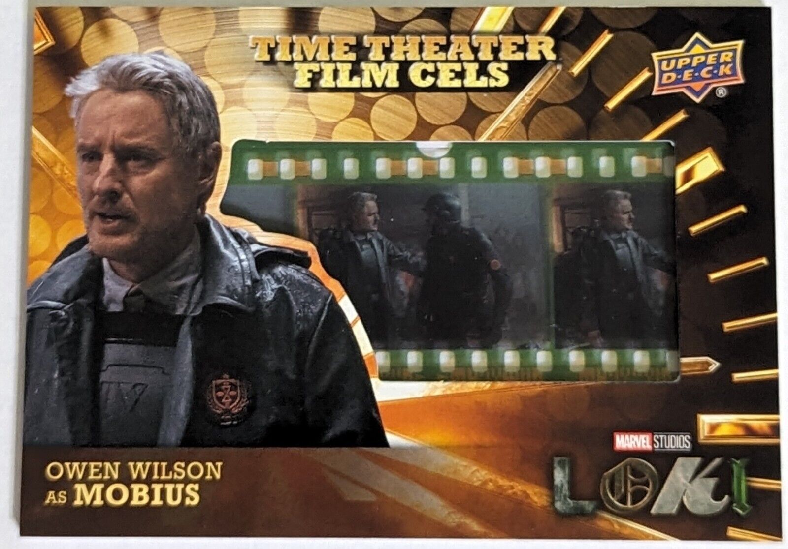 2023 Upper Deck LOKI Time Theater Film Cels TTFC-10 Owen Wilson As Mobius