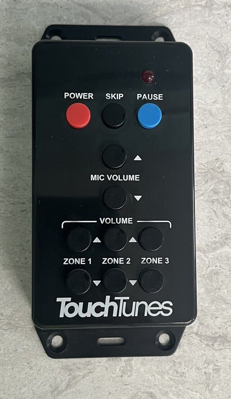 TouchTunes Jukebox Wired Remote P/N 700038-002 Rev 2