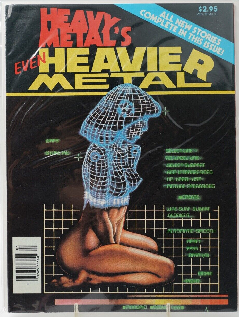 Heavy Metal's Even Heavier Metal 1983 Special Moebius Caza 1983