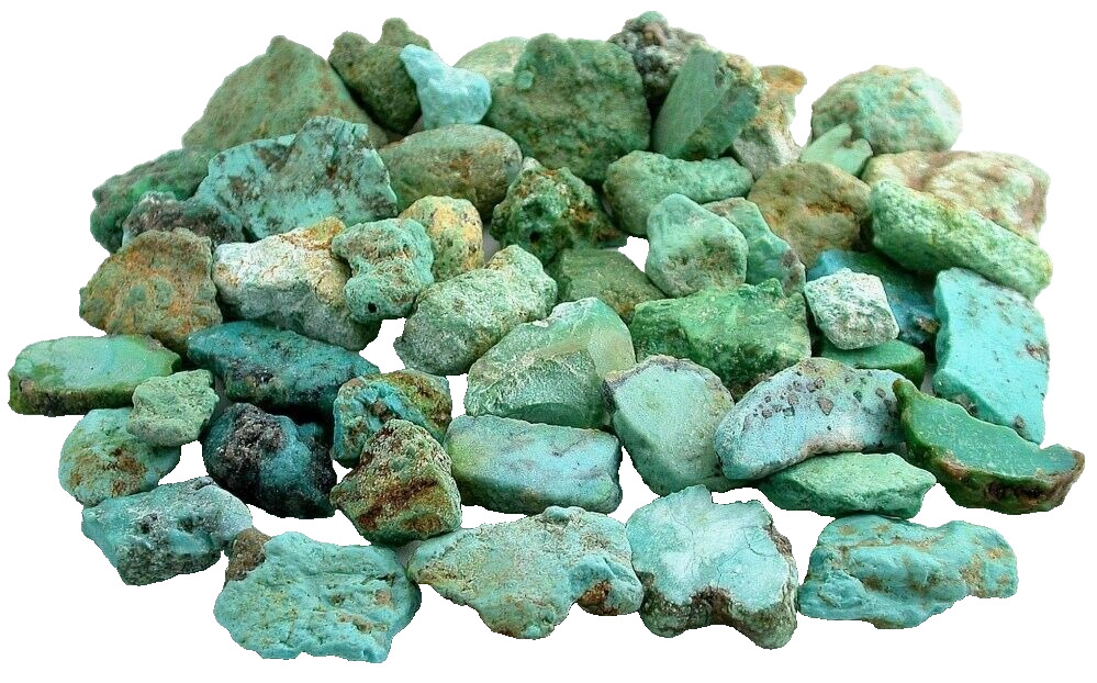 One Pound Stabilized Slabs Nugget Blue Green Turquoise Cab Gem Rough TPL17/7524