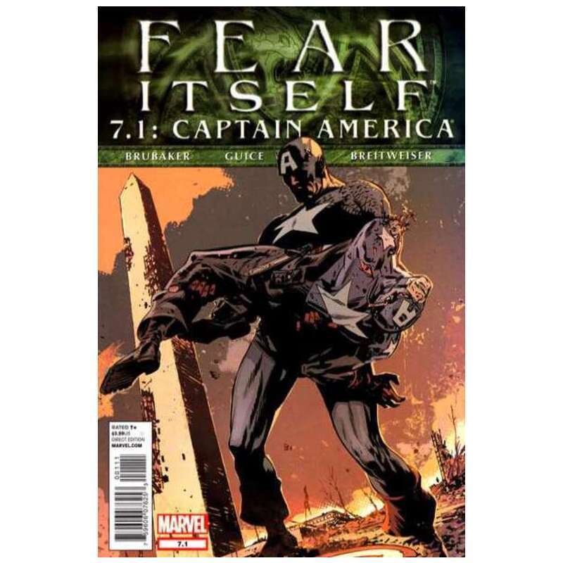 Fear Itself #7 Issue is #7.1 in Near Mint minus condition. Marvel comics [m|