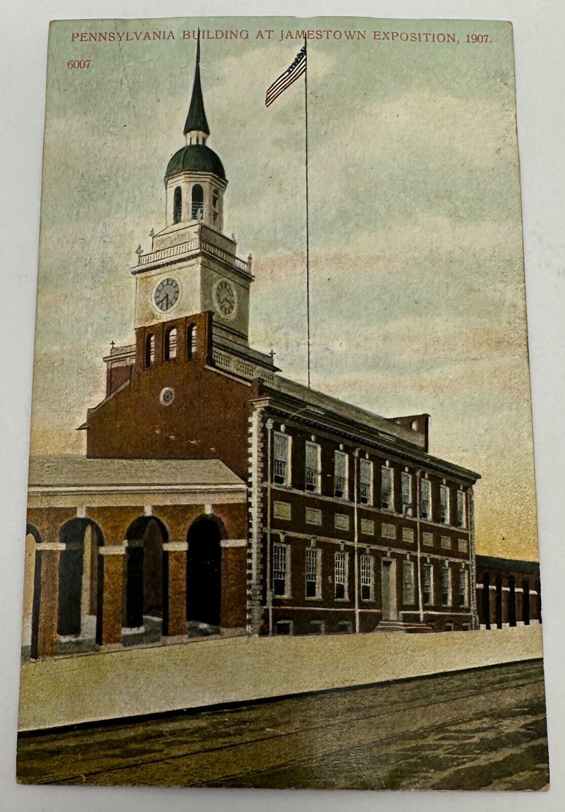 Vintage Pennsylvania Building James Exposition 1907 Postcard