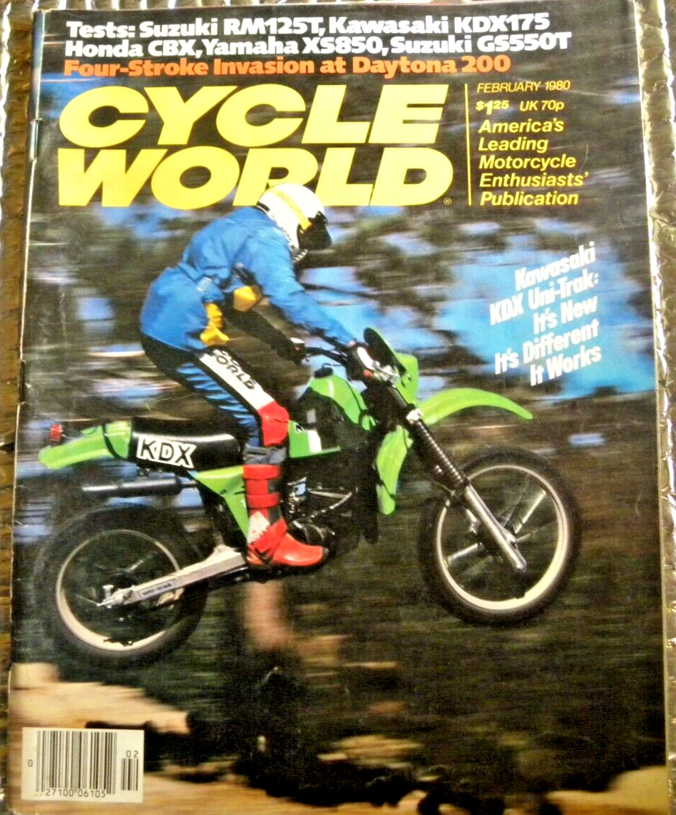 Cycle World Magazine Febuary 1980 4-Stroke Invasion at Daytona 200