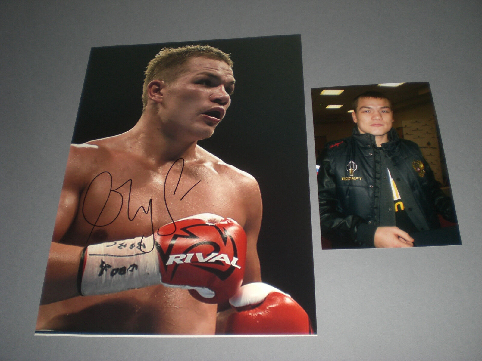 Fedor Chudinov boxer Russian signed autograph Autogramm 8x11 photo in person  