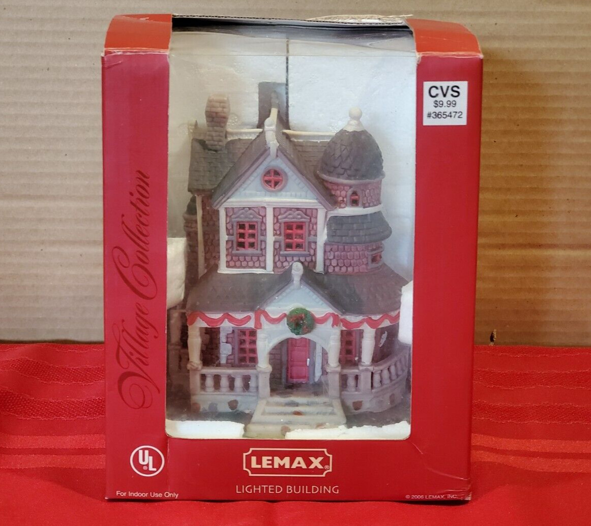 Lemax Harris Residence Village Collection 2006 Lighted Building NEEDS LIGHT