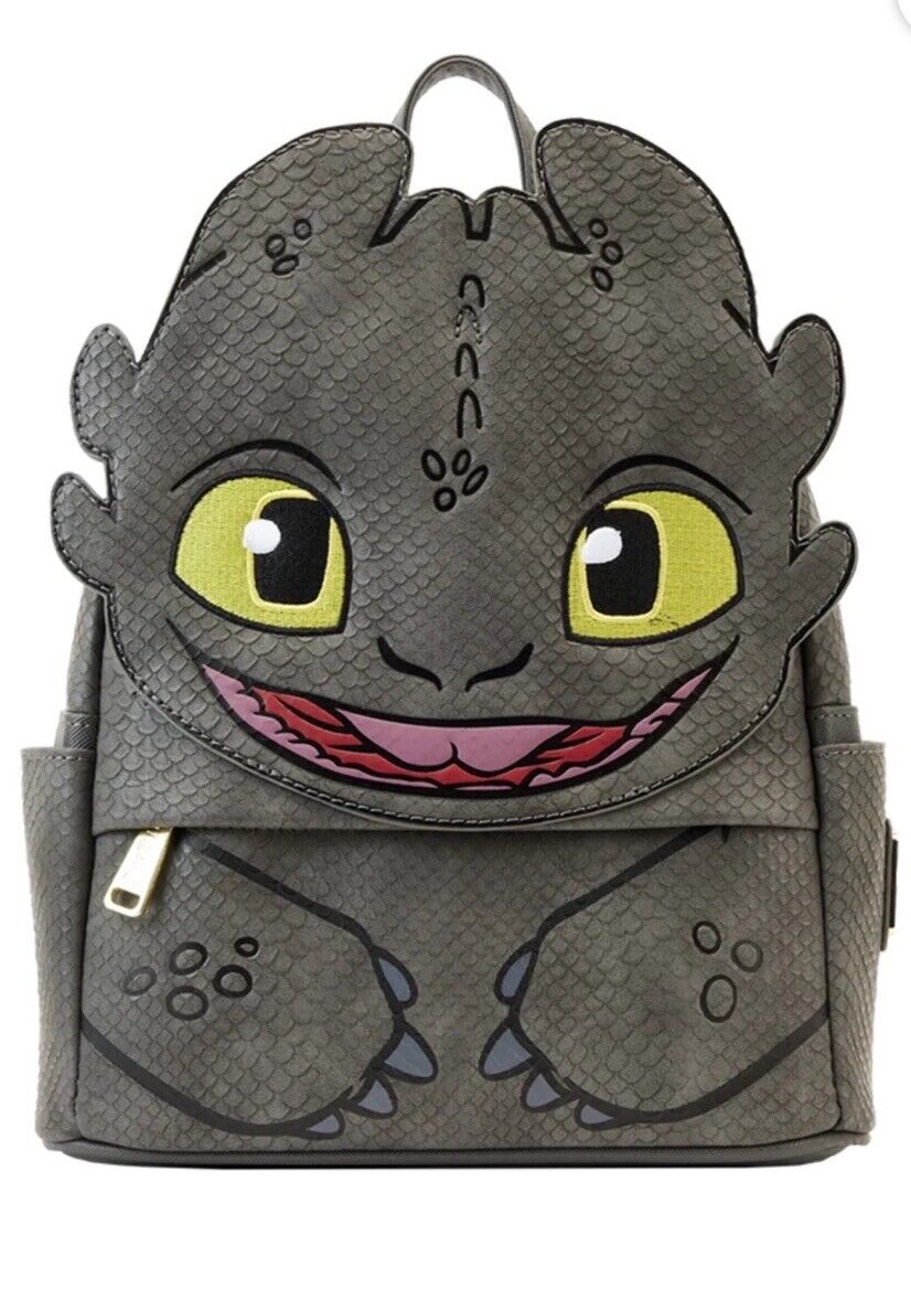 VERY RARE Loungefly Backpack - How to Train Your Dragon - Toothless NEW
