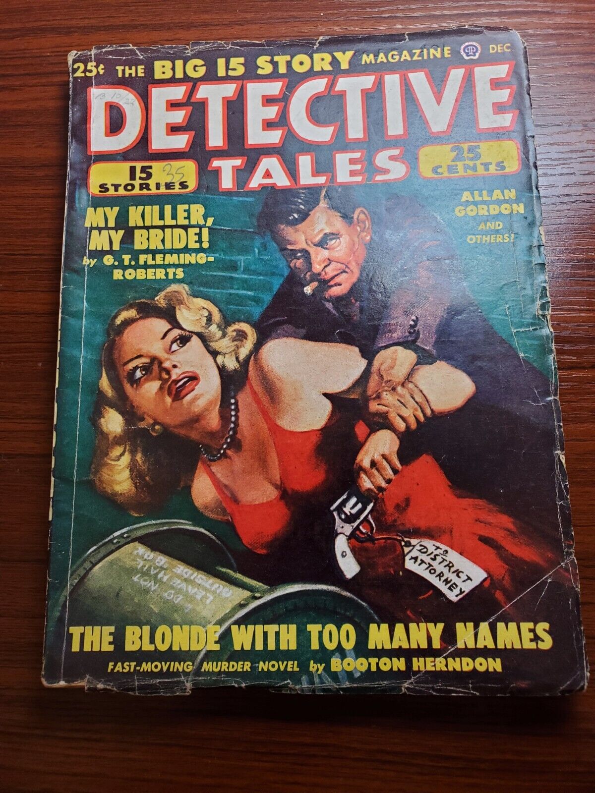 Detective Tales pulp Dec 1948 Vol. 41 #1, Talmage POWELL story