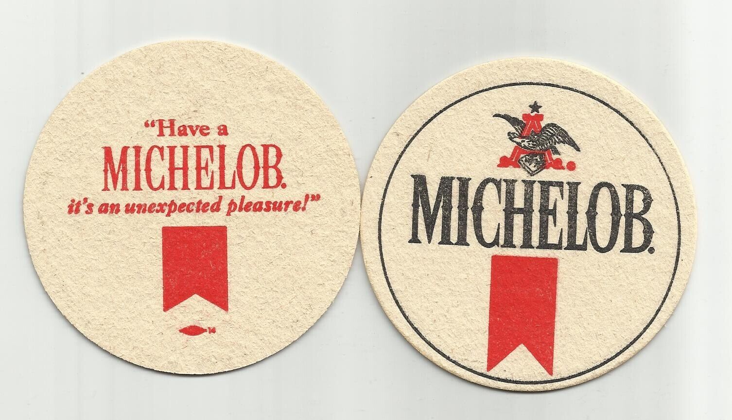 Lot Of 5 1970\'s Michelob  Beer Coasters- A-B Of St. Louis, MO #1855 \