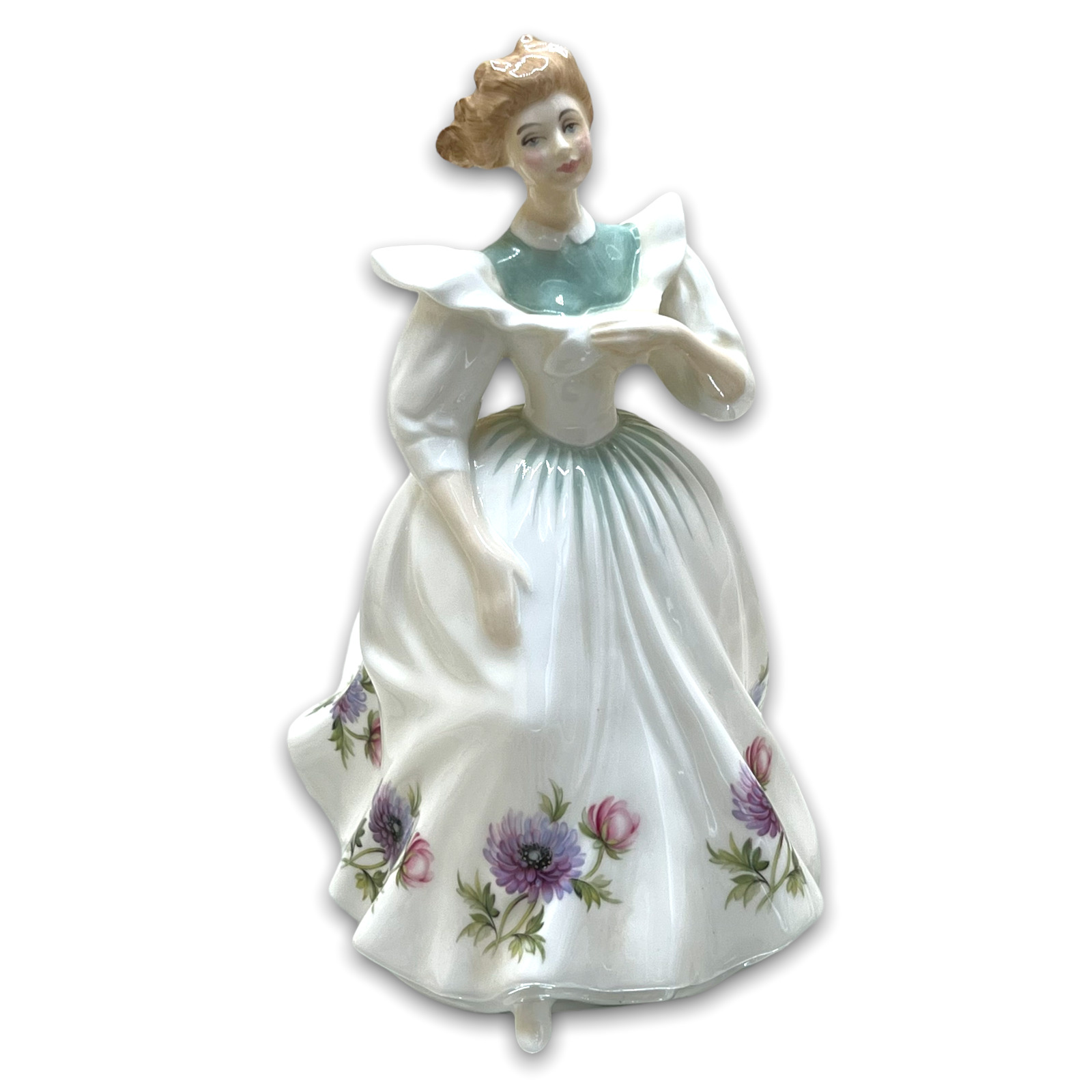 Vintage Royal Doulton Figure March Month Victorian HN 2707 Porcelain Figurine