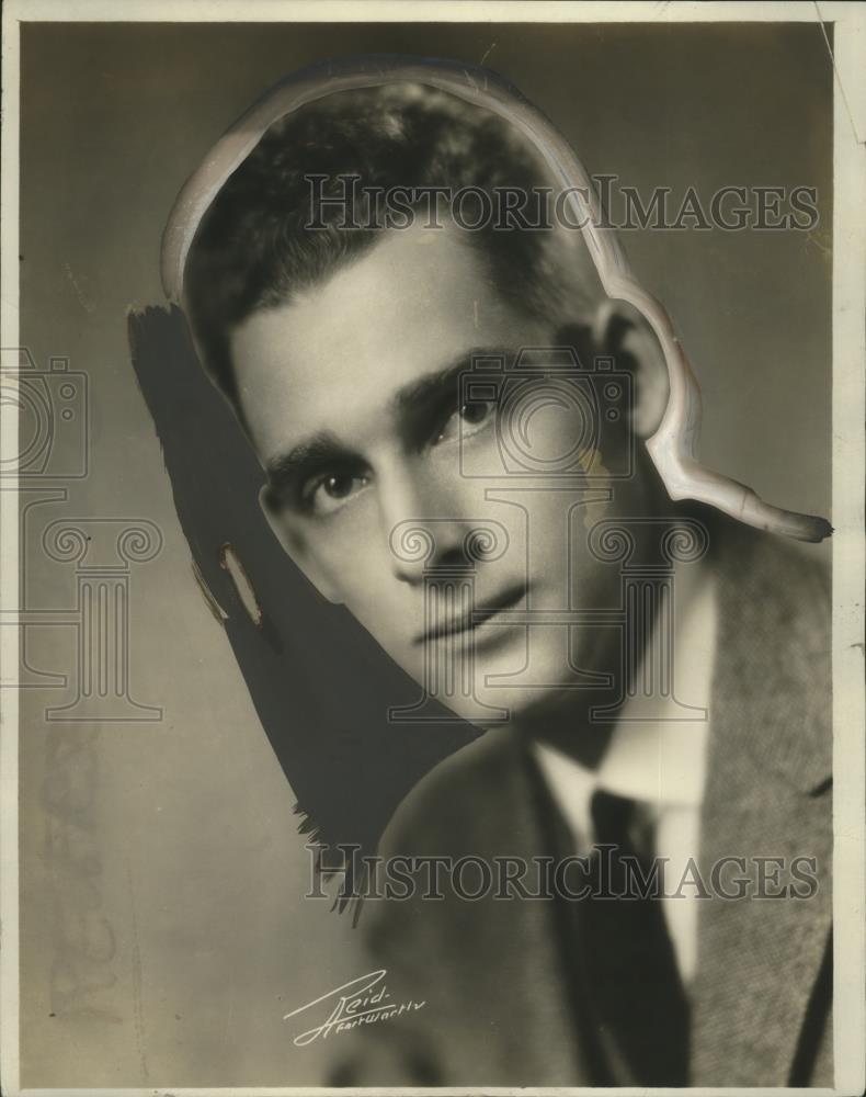 1927 Press Photo GC Arnoux with KTHS radio station - neo15072