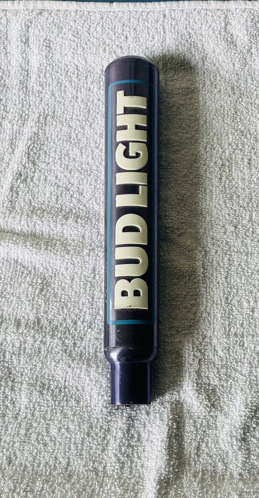 Bud Light Aluminum 8.5” Beer Tap Screw On Handle Vintage Anheuser Busch