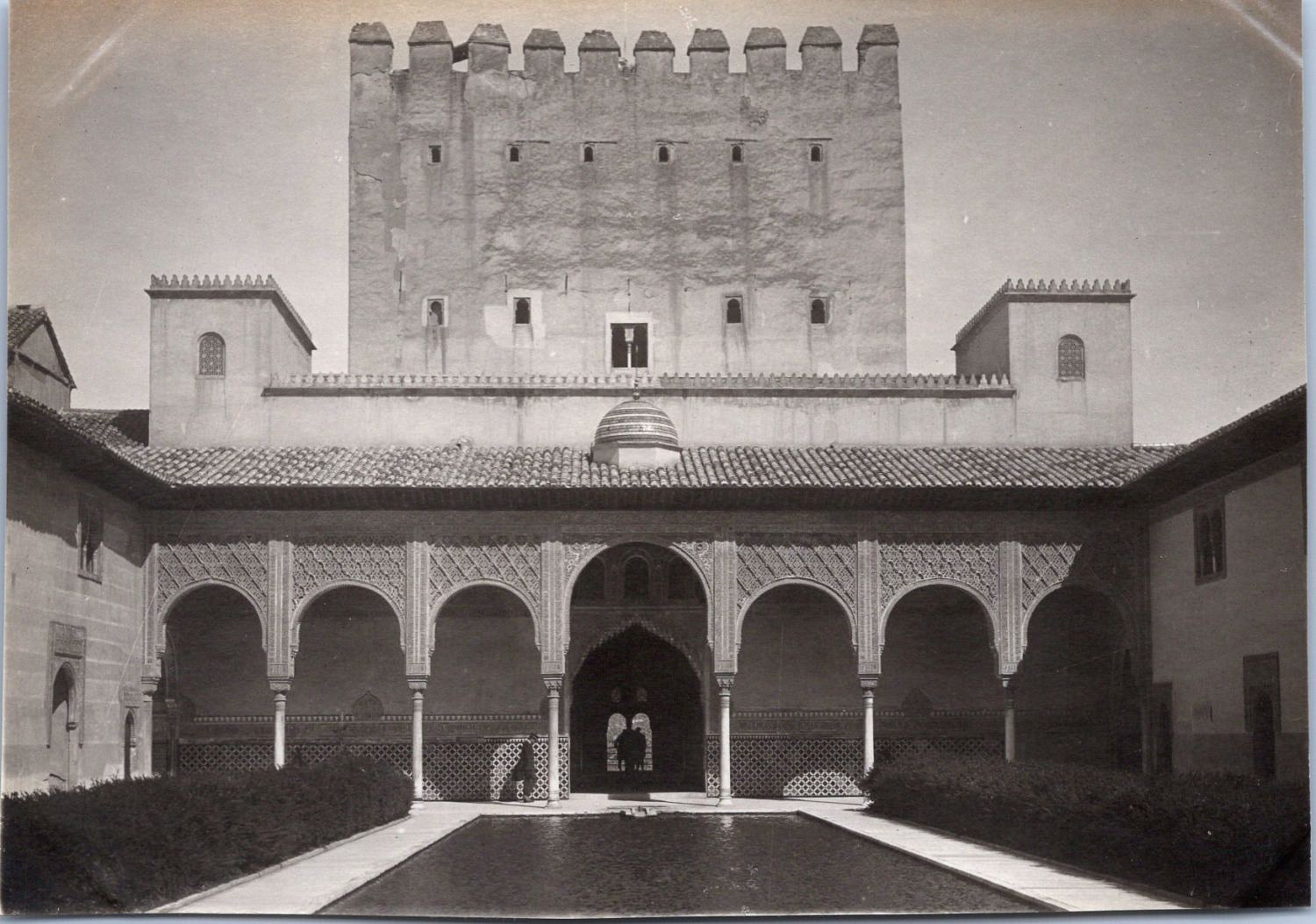 Spain, Granada, Alhambra, Vintage Silver Print, 1921 Vintage Silver Print Strip