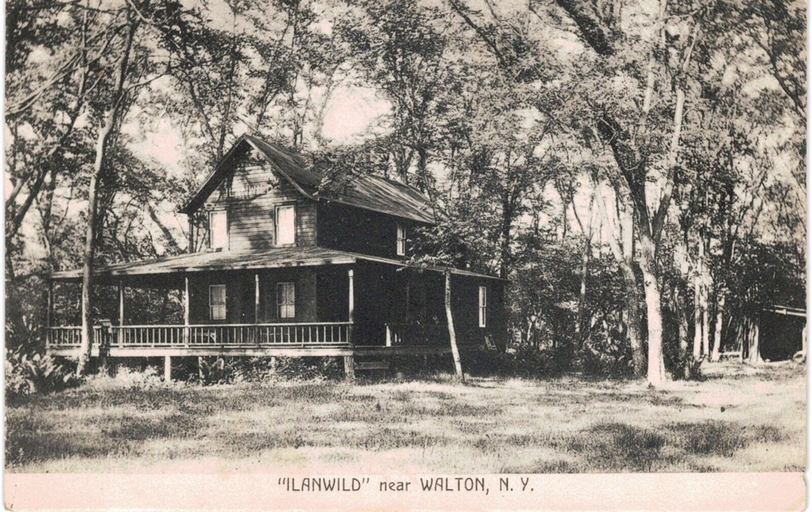 Walton NY ILANWILD Residence DB VG 1910 [german]