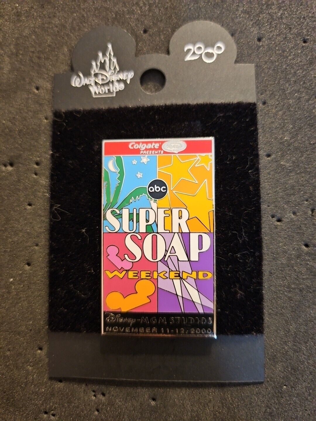 ABC Super Soap Weekend MGM Studios LE 3500 Disney Pin