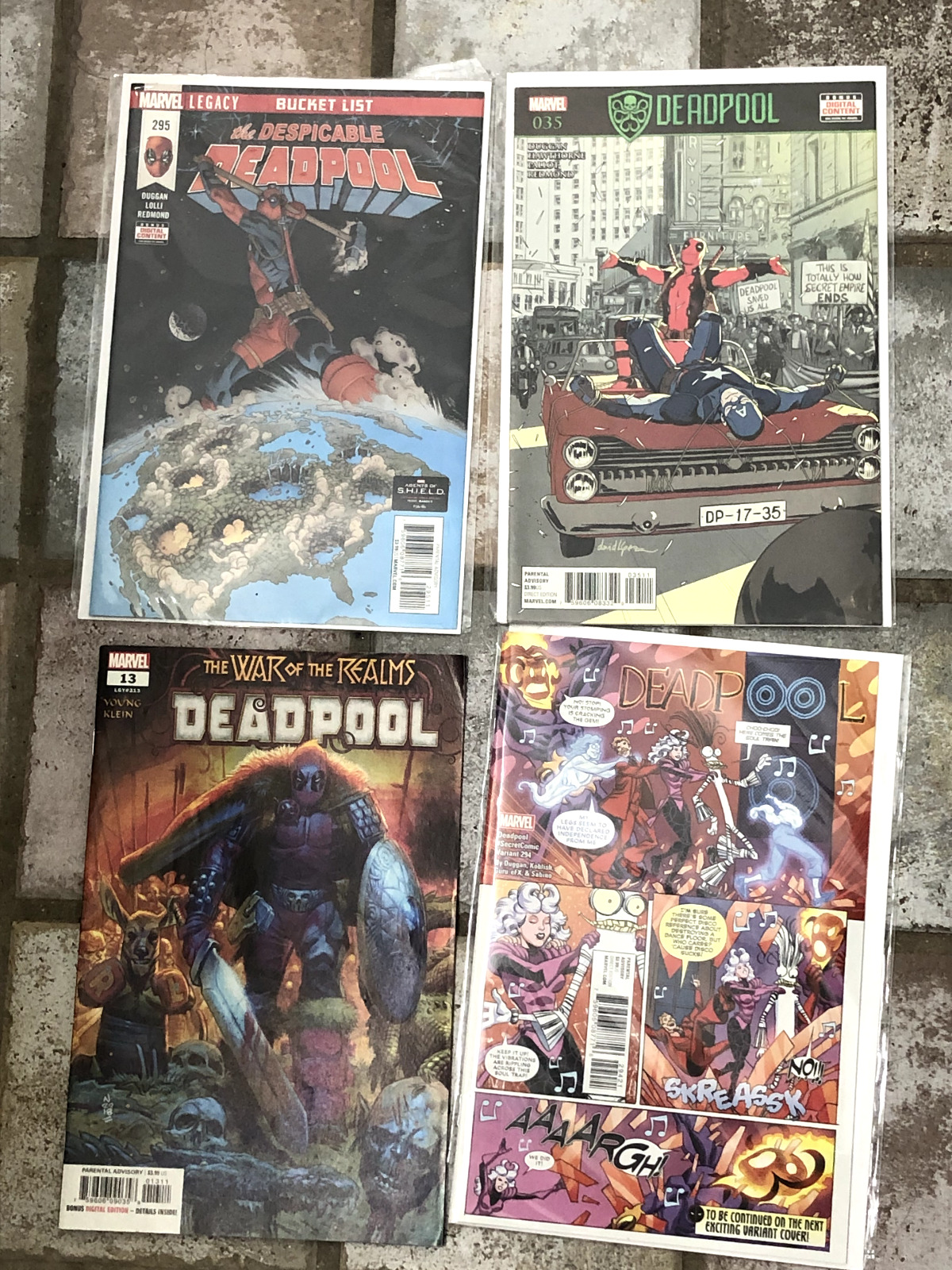 4 – Deadpool Comics - #035, #13, #295 & #294 - Bulk Deal