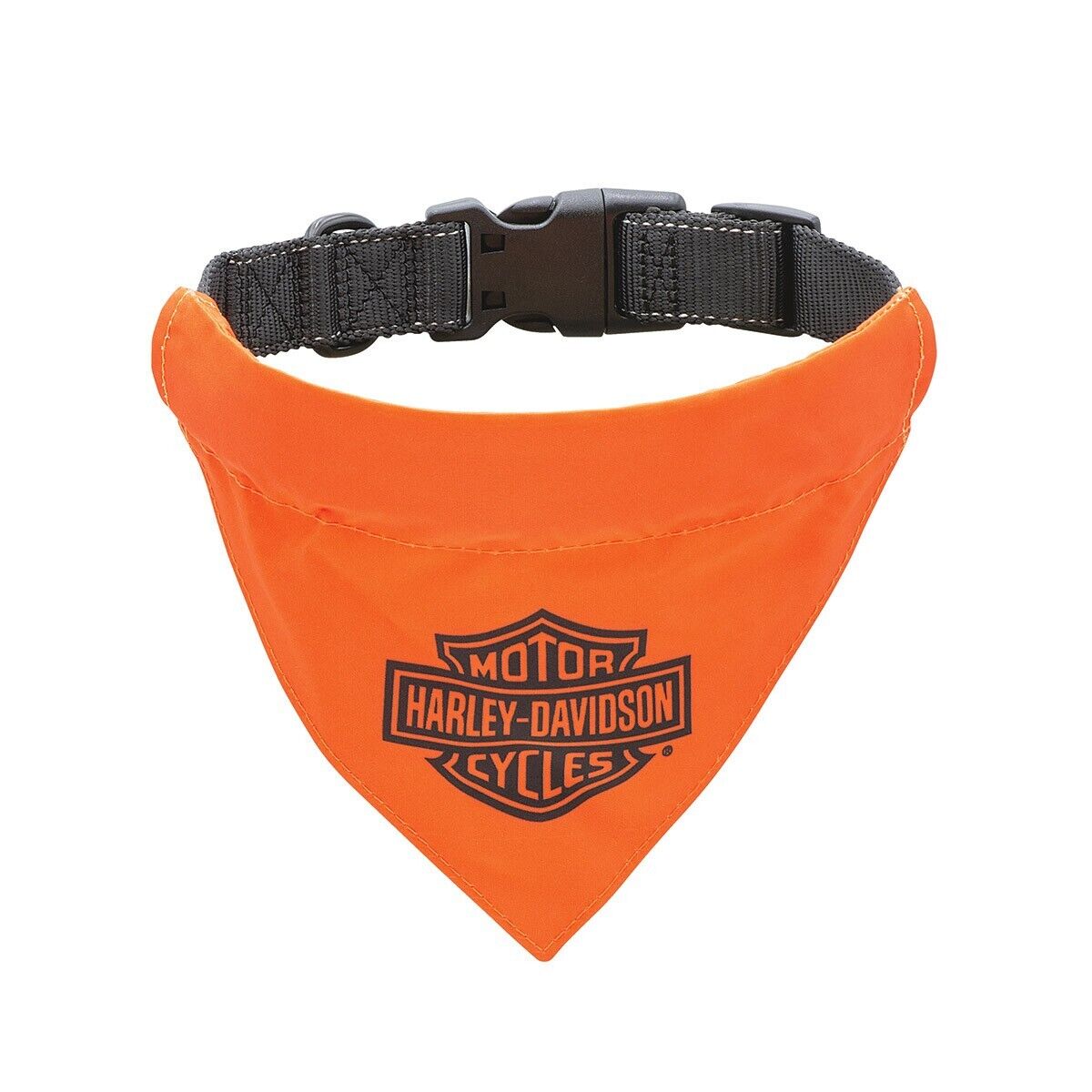 Harley-Davidson® Orange Bar & Shield Pet Bandana | SM\\MD - HDX-90204