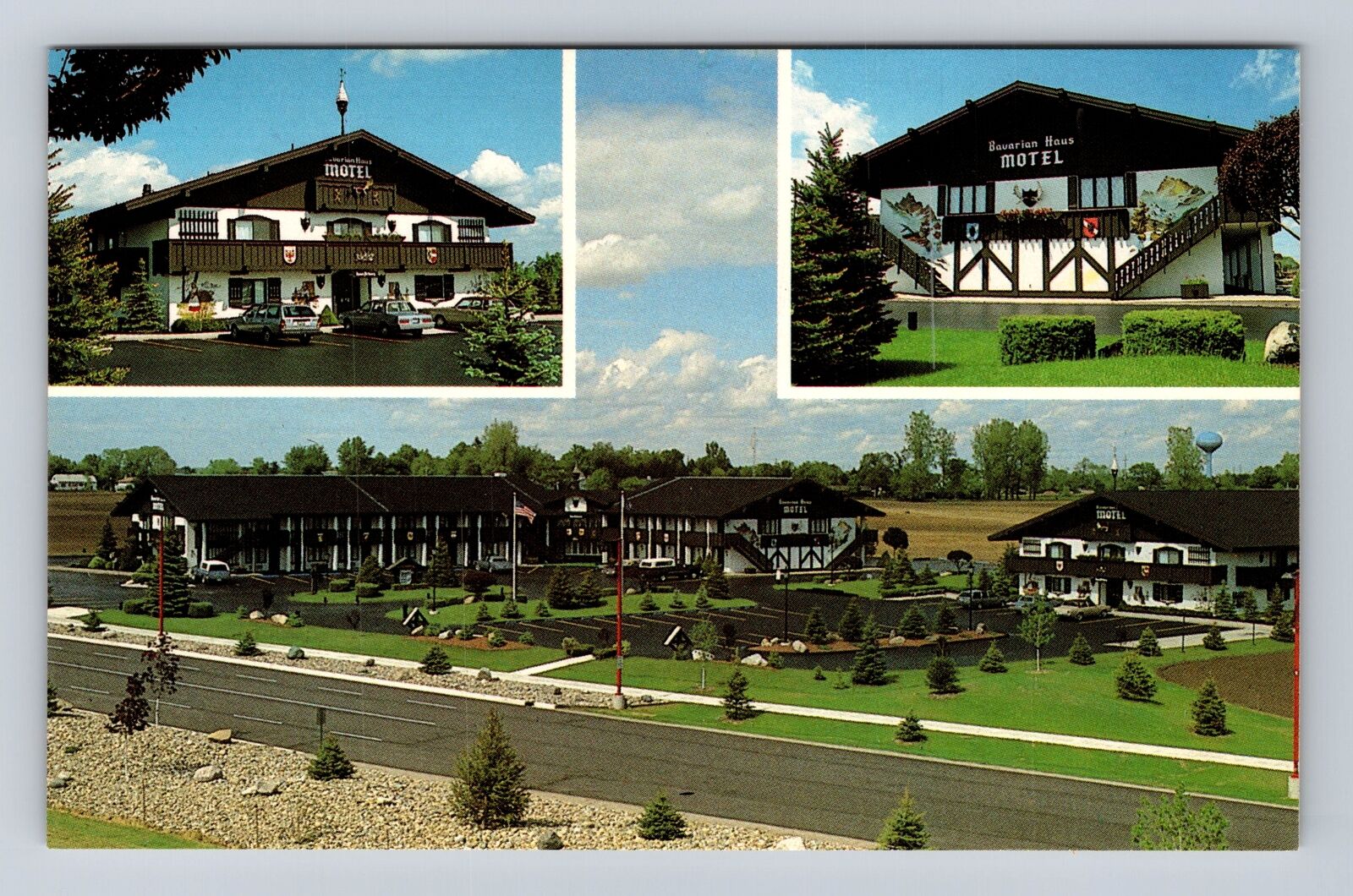 Frankenmuth MI-Michigan, Bavarian Haus Motel, Advertisement, Vintage Postcard