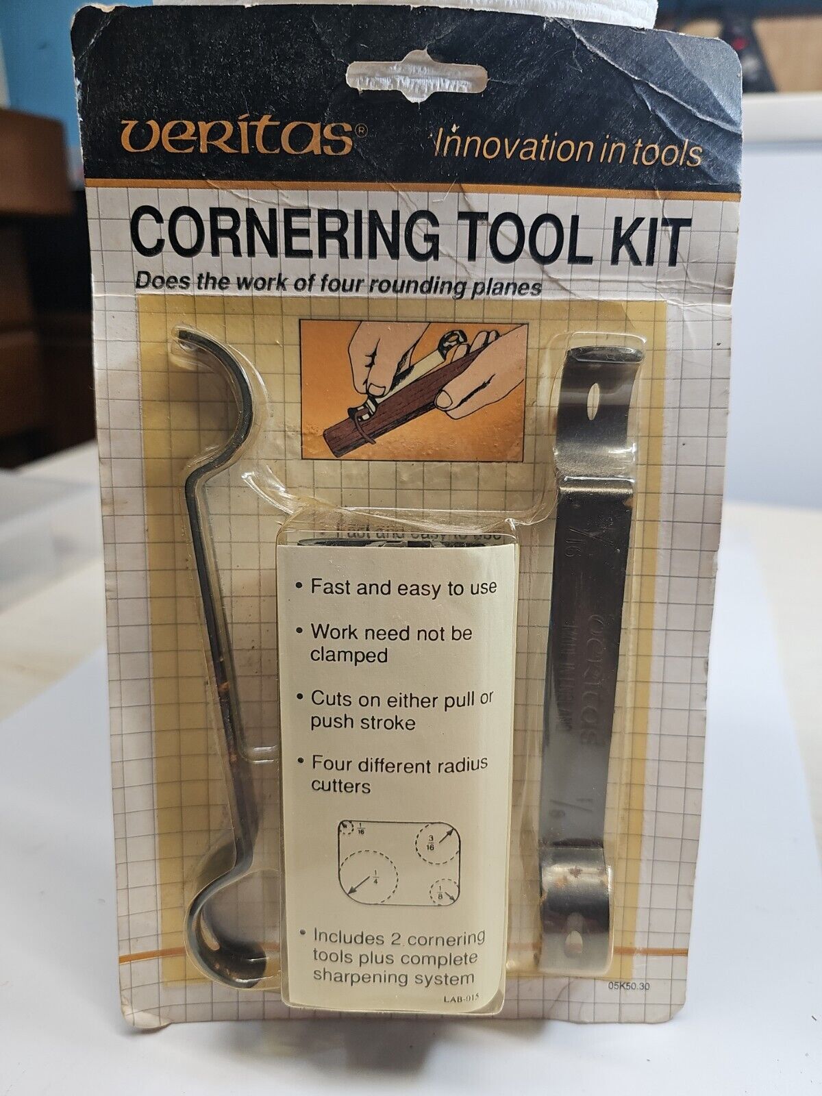 1990 NEW Veritas Cornering Tool Kit - 2pc Set 05K50.30 Woodworking Tool