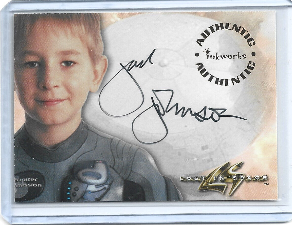 1998 Inkworks Lost In Space Movie Auto Jack Johnson as Will Autograph Excellent
