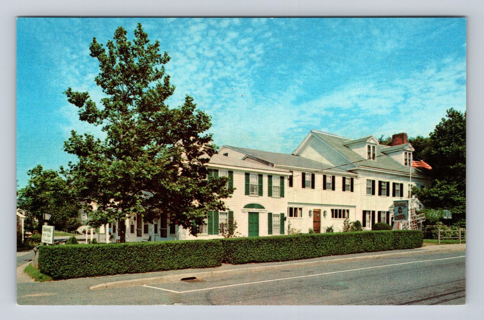 Chatham MA-Massachusetts, The Wayside Inn, Main Street, Vintage History Postcard