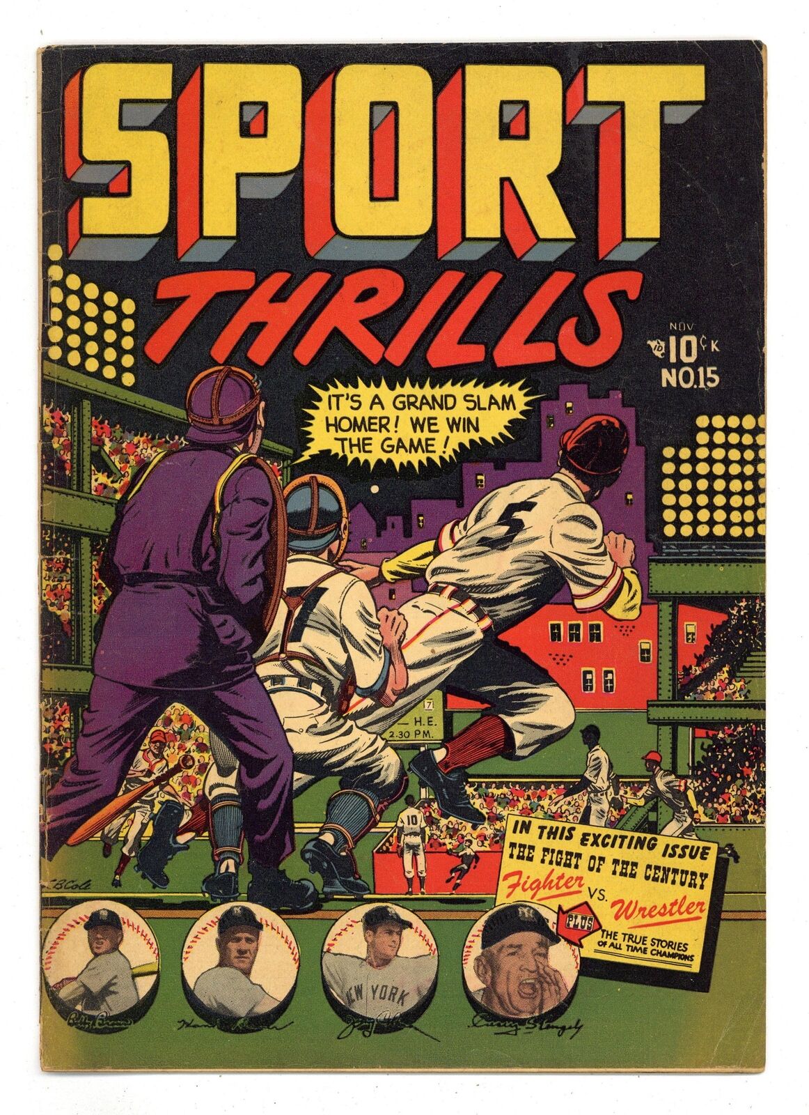 Sport Thrills #15 FR/GD 1.5 1951