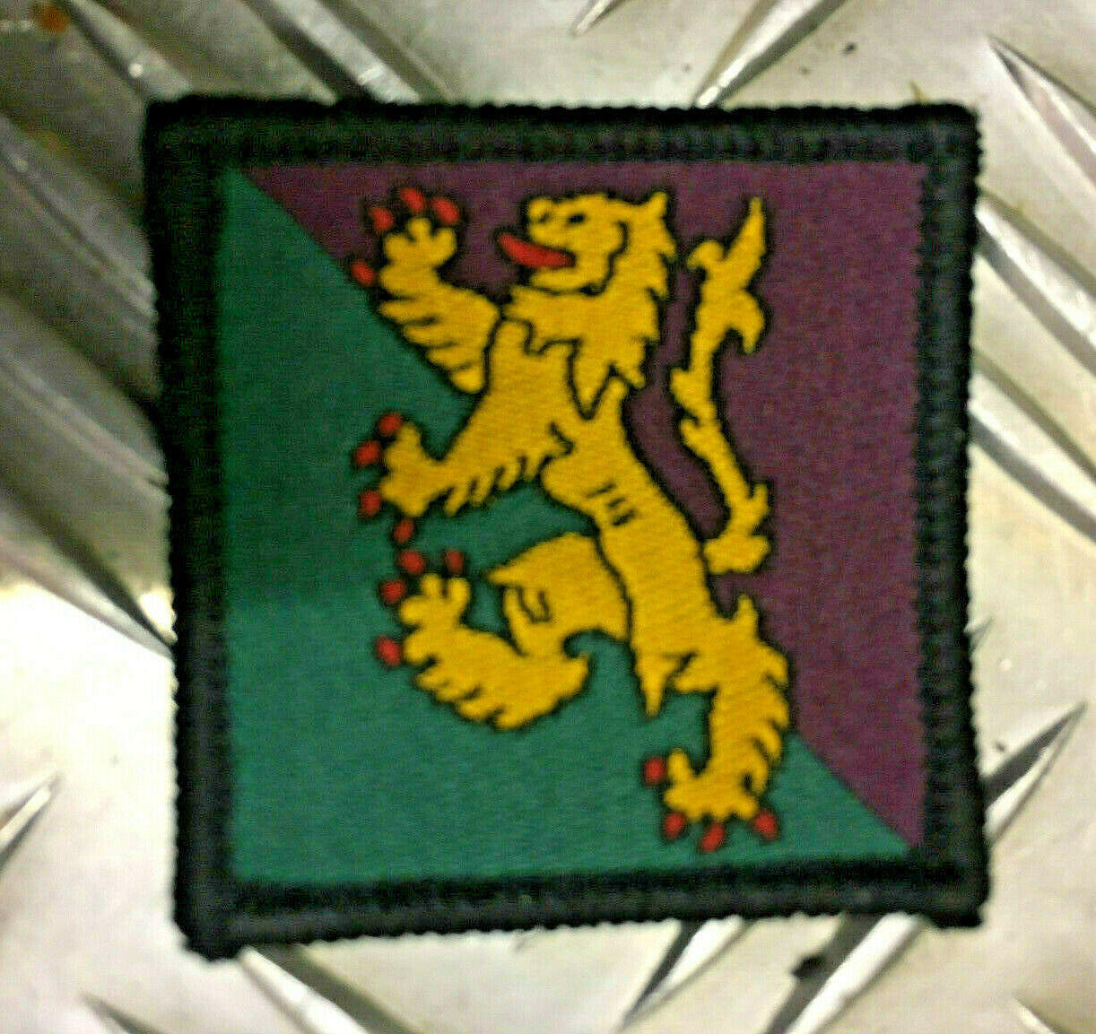 Genuine British Army 51 Scottish Brigade Rampant Lion TRF Patch/Badge NEW x 2