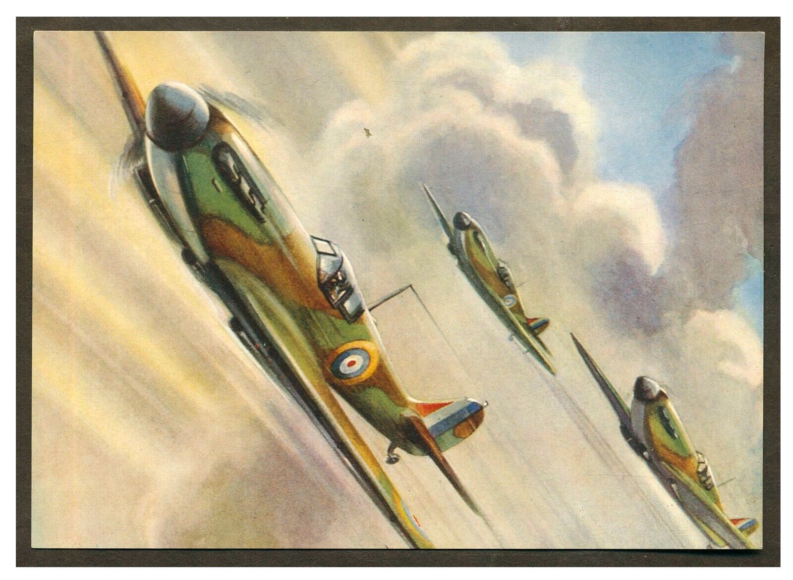 British Supermarine Spitfire Postcard