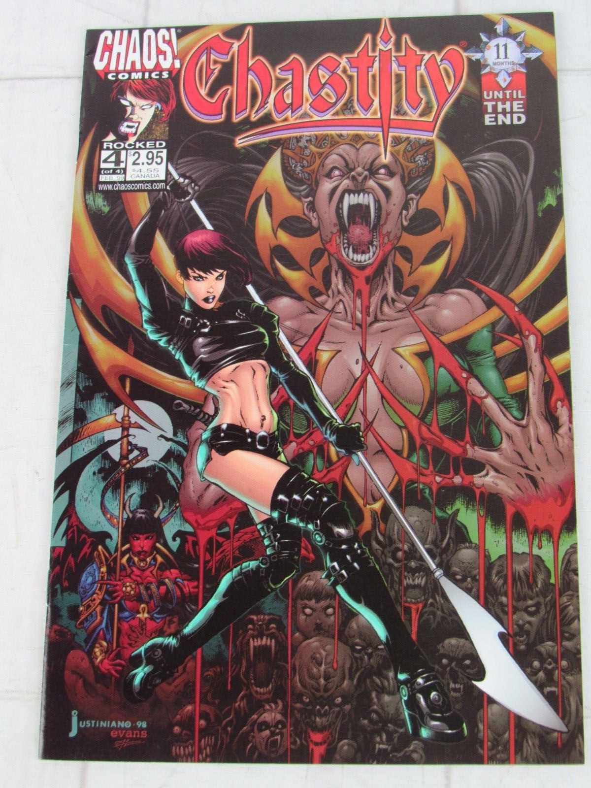 Chastity: Rocked #4 Feb. 1999 Chaos Comics