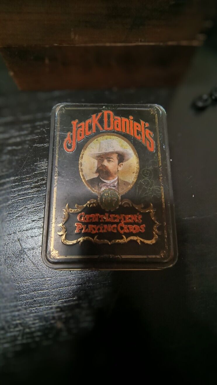 Jack Daniels Vintage - Old No. 7 - Gentlemens Playing Cards - Single Deck in Tin