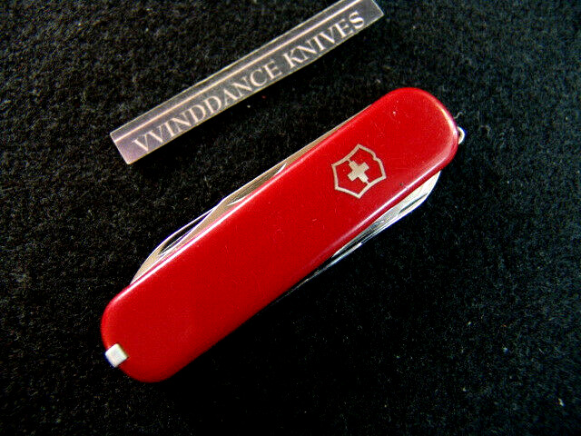 VICTORINOX EXECUTIVE-VINTAGE-RETIRED-RED-SWISS ARMY KNIFE-COLLECTIBLE