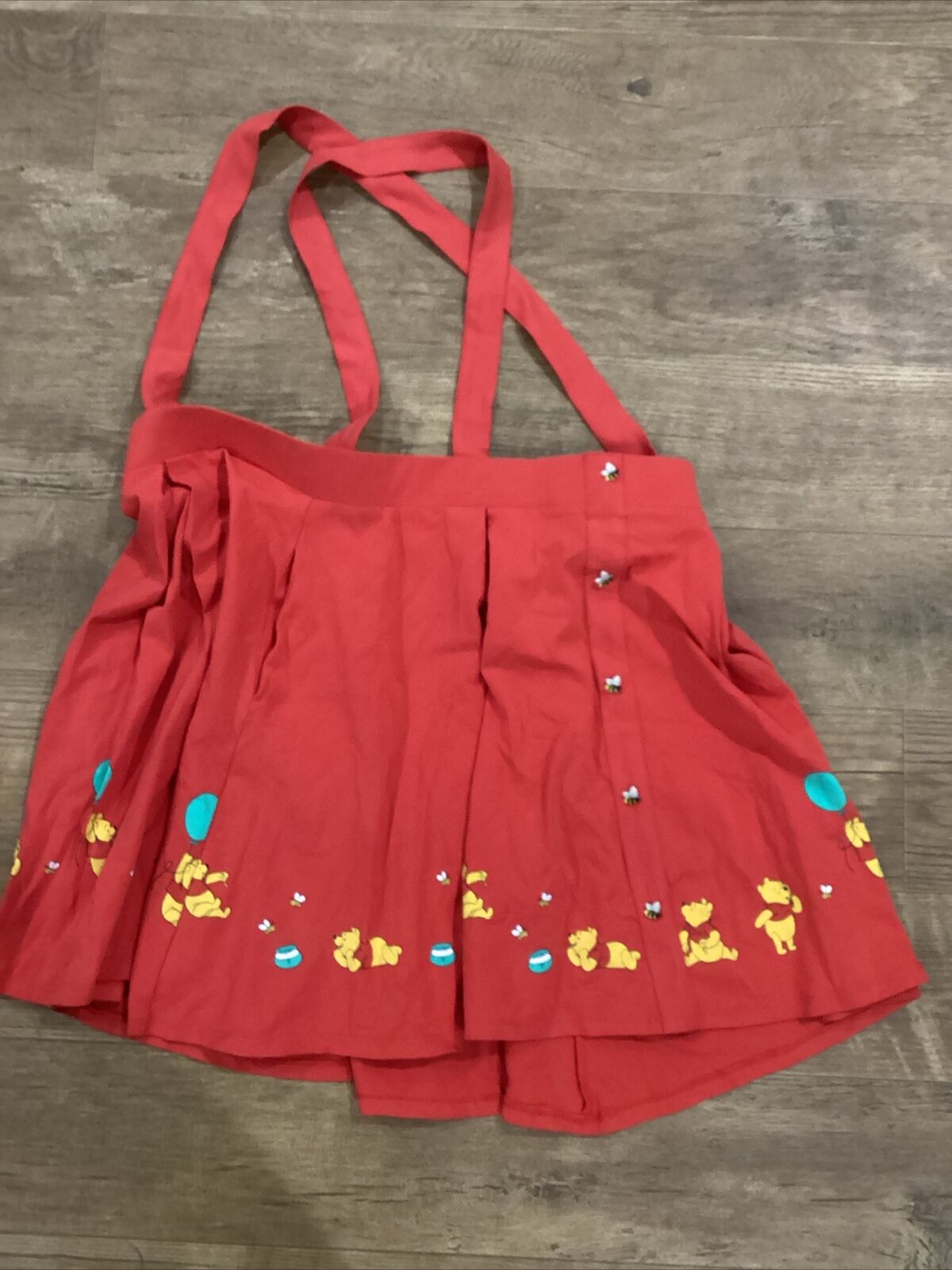 NEW Disney Hot Topic Winnie The Pooh Suspenders Skirt Plus Size 3