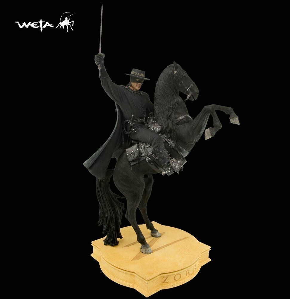 SIDESHOW Weta DARK HORSE ZORRO ON TORNADO Figure STATUE PREMIUM FORMAT 