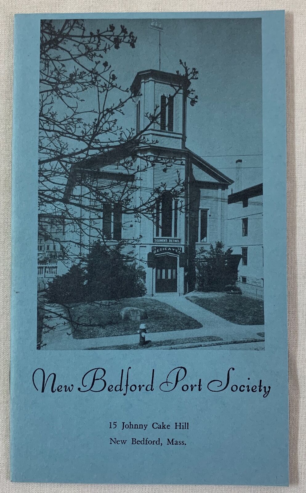 1960s NEW BEDFORD PORT SOCIETY brochure ~ Massachusetts