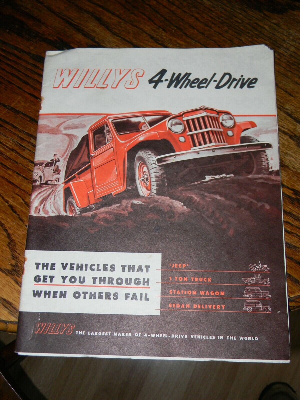 Willy's Jeep CJ-5 Brouchure 23 pages Every Attachment * Marked Down*
